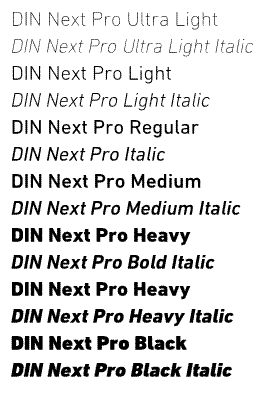 DIN� Next Pro Basic